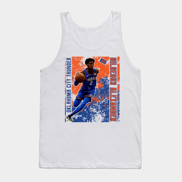 Shai gilgeous alexander || oklahoma city thunder | poster Tank Top by Aloenalone